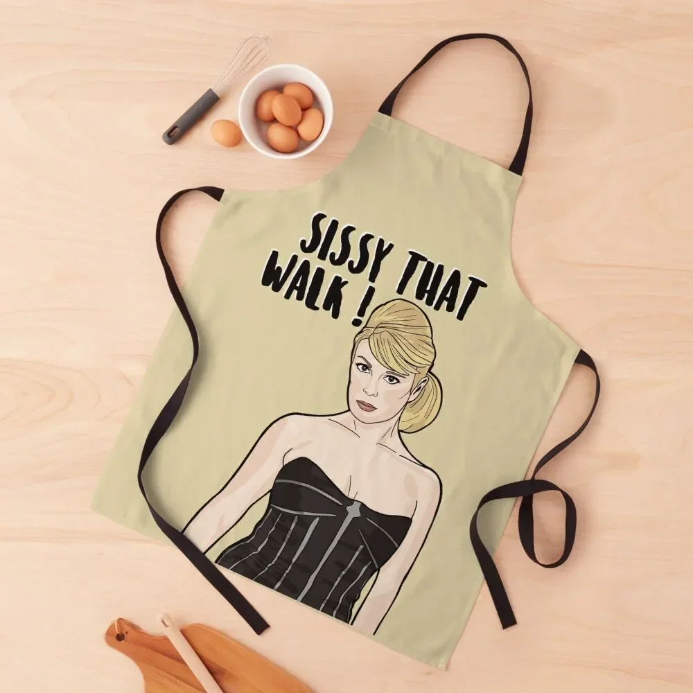 

Sissy ThatWalk Apron Things For The Kitchen painting bib Apron