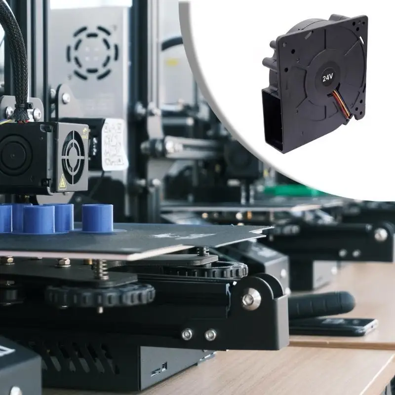 

C90F For Bambu Lab P1P 12032 4pin Cooling Fan DC24V Brushless Fan AUX Cooling Fan DualBall Blower Printer TurboFan