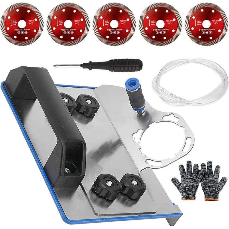 

Lightweight Tile Chamfering Stand 45 Degree, 100-Type Universal Angle Grinder, 45 Degree Tile Chamfering Tool