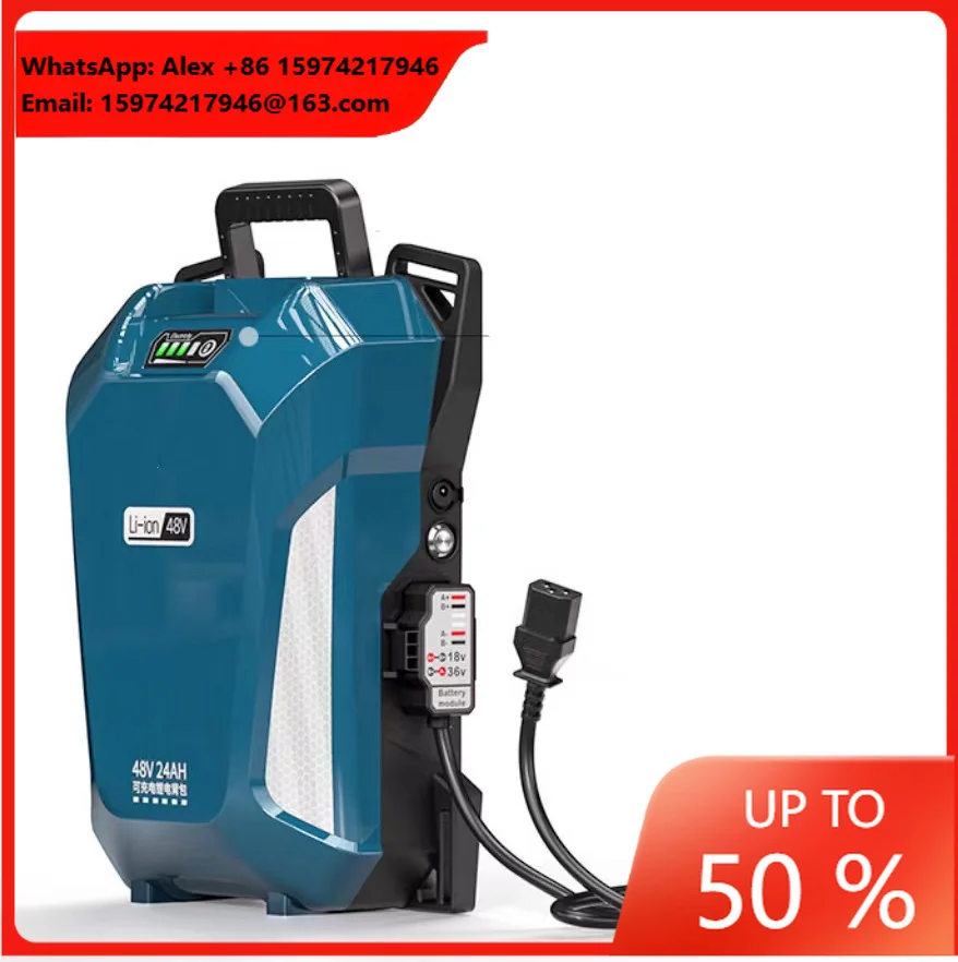 New Outdoor Cylindrical Lithium Ion Battery Backpack For Lawn Mower And Tea Picker Energy Storage Solution For Power Anxiety