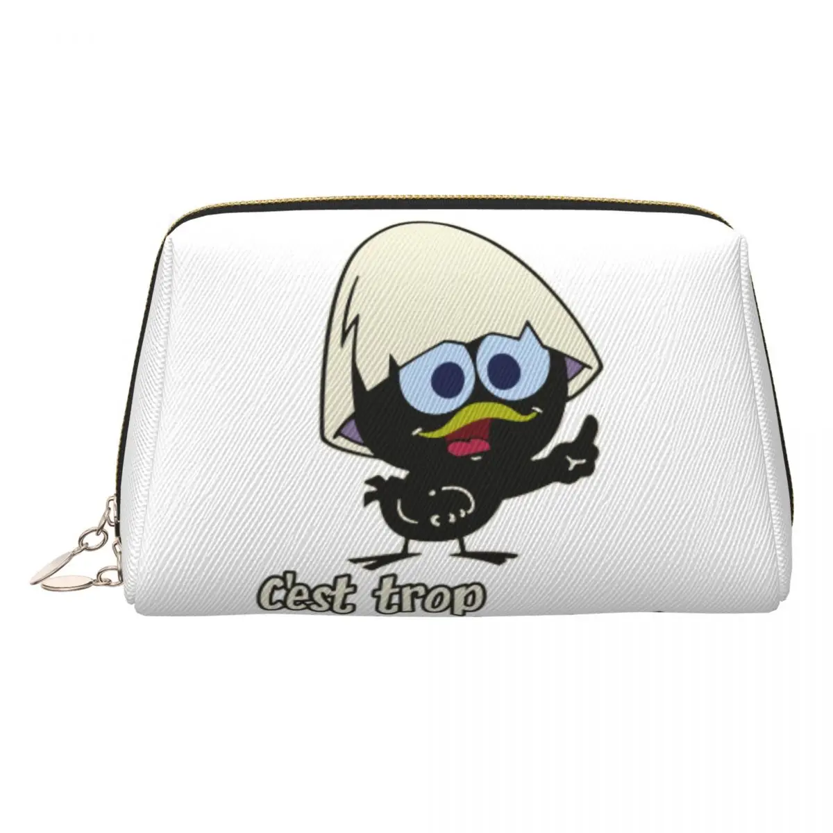 Neceser de viaje Calimero Cest Trop Injuste, organizador de cosméticos de maquillaje a la moda, estuche Dopp de almacenamiento de belleza para mujer