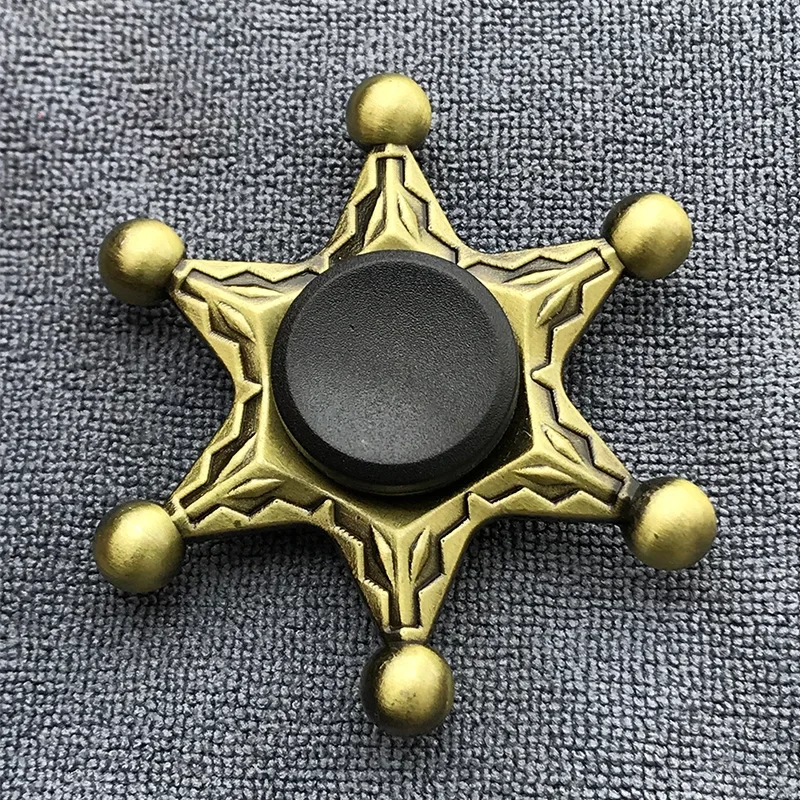 Neuer Bronze-Metall-Legierung Fidget Spinner R188 Geräuschloser Handspinner Fingerspitzen-Gyro Stressabbau-Spielzeug Geschenke