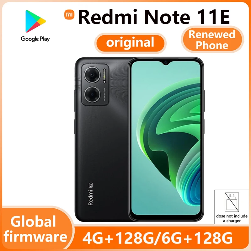 

Глобальная прошивка Xiaomi Redmi note 11E 4 ГБ 6 ГБ/8 ГБ 128 ГБ 5G Смартфон 5000 мАч 18 Вт Зарядка Celular Без зарядного устройства Б/у телефоны