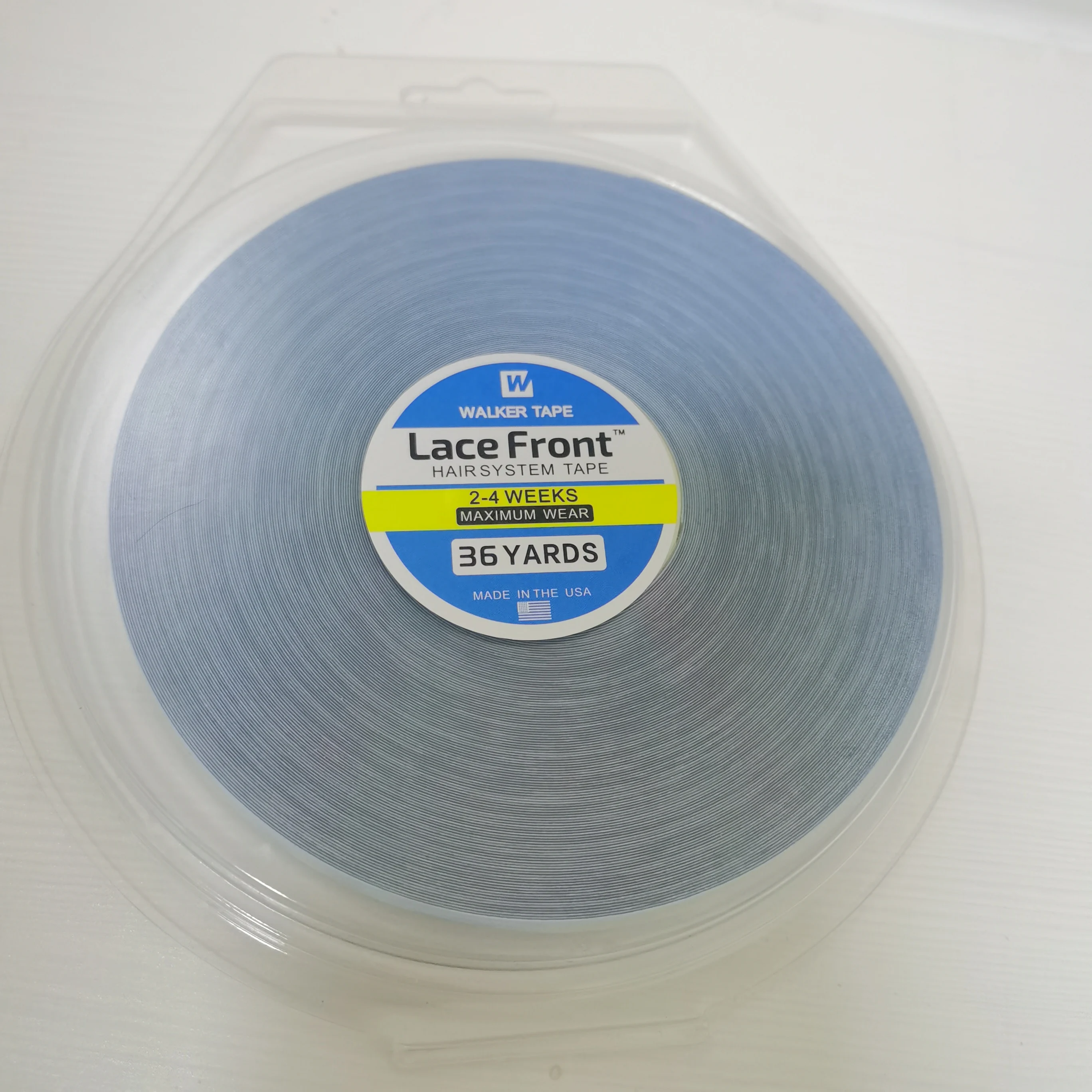 0.8/1.0/2 センチメートル幅 3/12/36 サイズシェルブルー強力テープ両面テープレースフロントテープヘアバンドかつらテープ