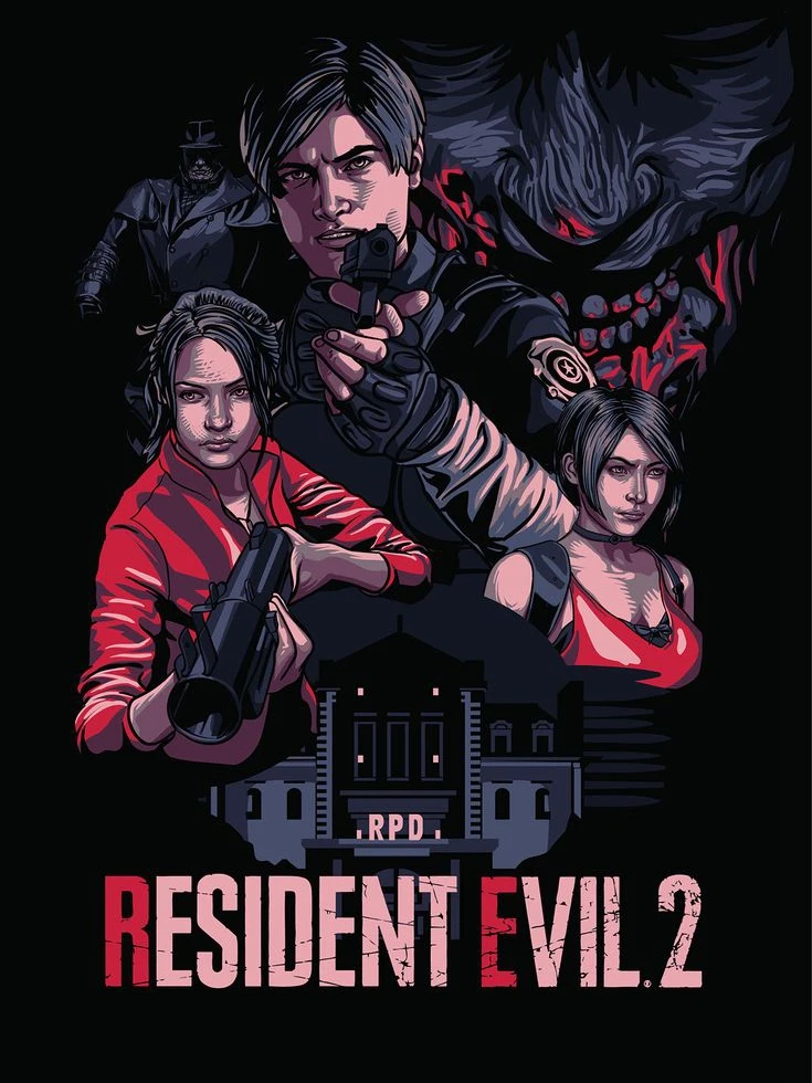NONE Resident Evil 2 Diamond Painting Multicolor 5