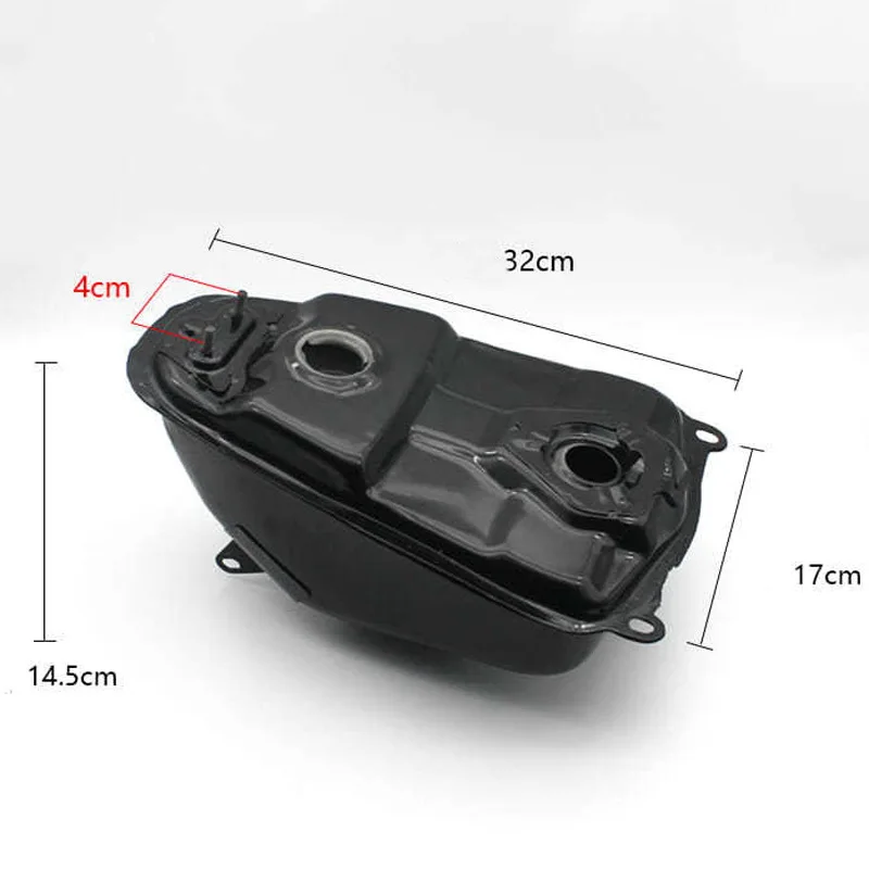 Tanque de combustível para motocicleta, para honda dayun haojin jialing loncin sanlg lifan dy100 lx110 hj100 wave110 lf110 c110 grande caixa de gás preta