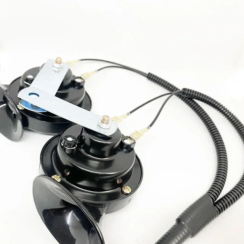 

12V New Energy Electric Vehicle Modified High And Low Bass Waterproof Honking Snail Horn