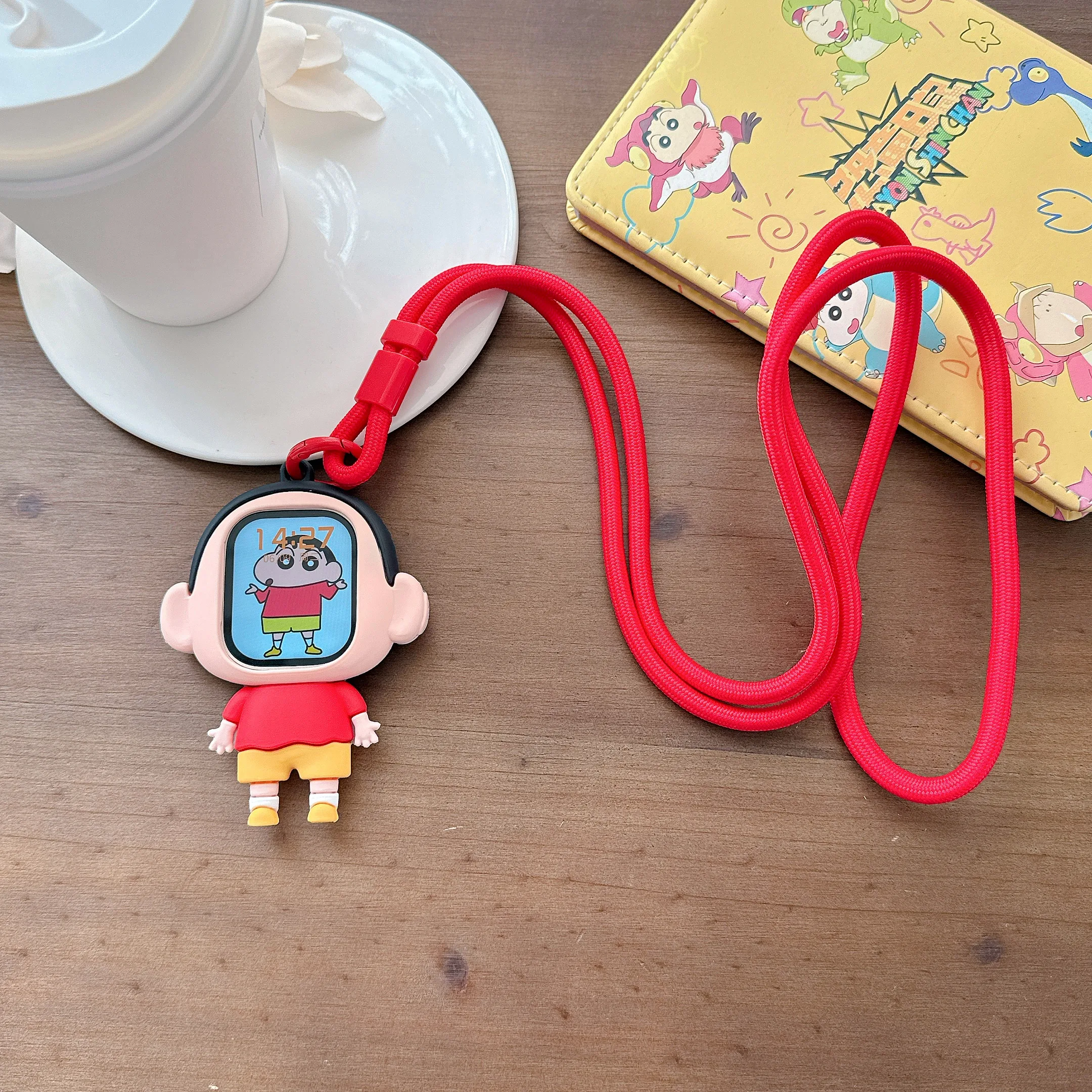 Für Apple Watch S11 S10 S9 S8 SE Ultra 40 42 44 45 46 49 MM Uhrenhülle Crayon Shin-chan Geschenk Modisches Lanyard Silikon-Schutzhülle