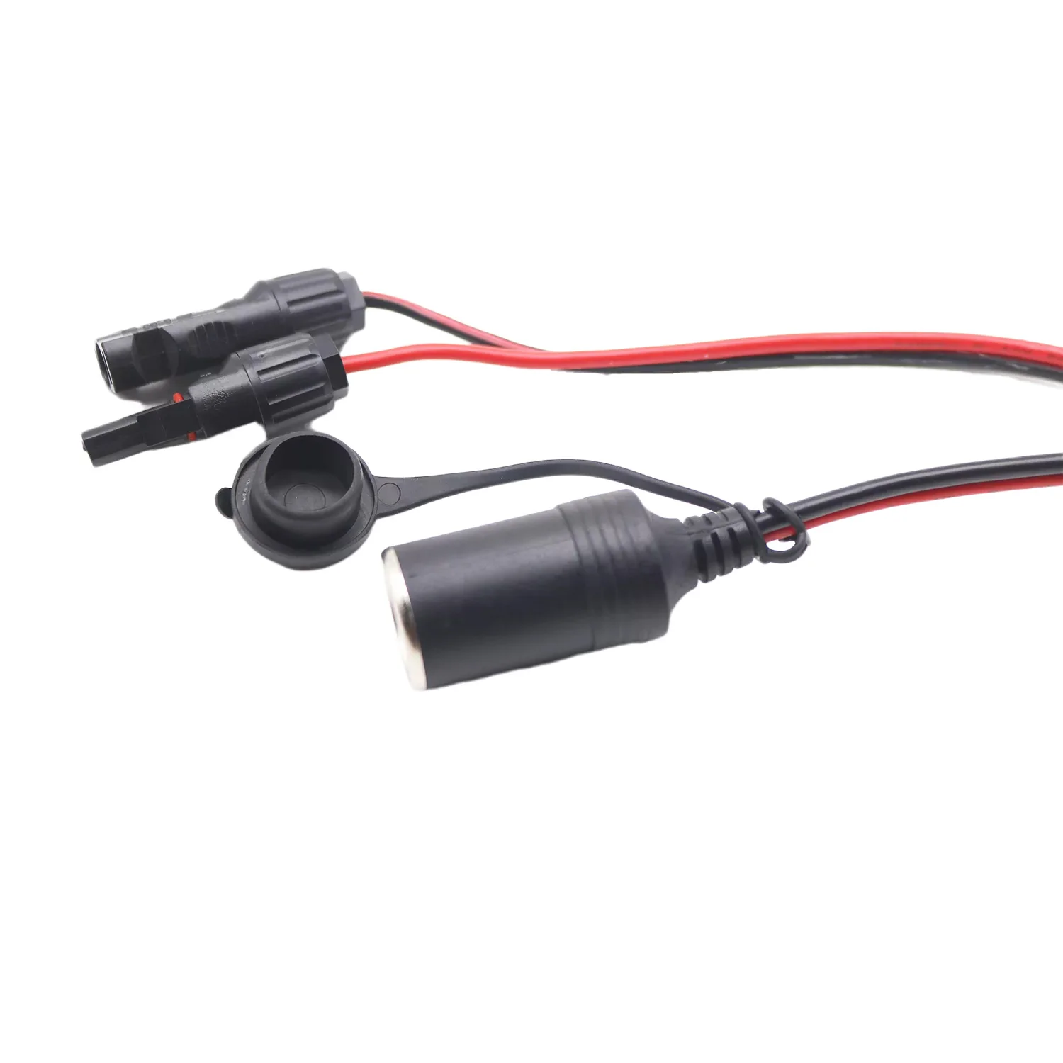 Imagem -06 - Conector Solar para Isqueiro do Carro Adaptador de Tomada Fêmea Cabo para o Painel Solar rv Portátil Gerador de Estação de Energia 12awg