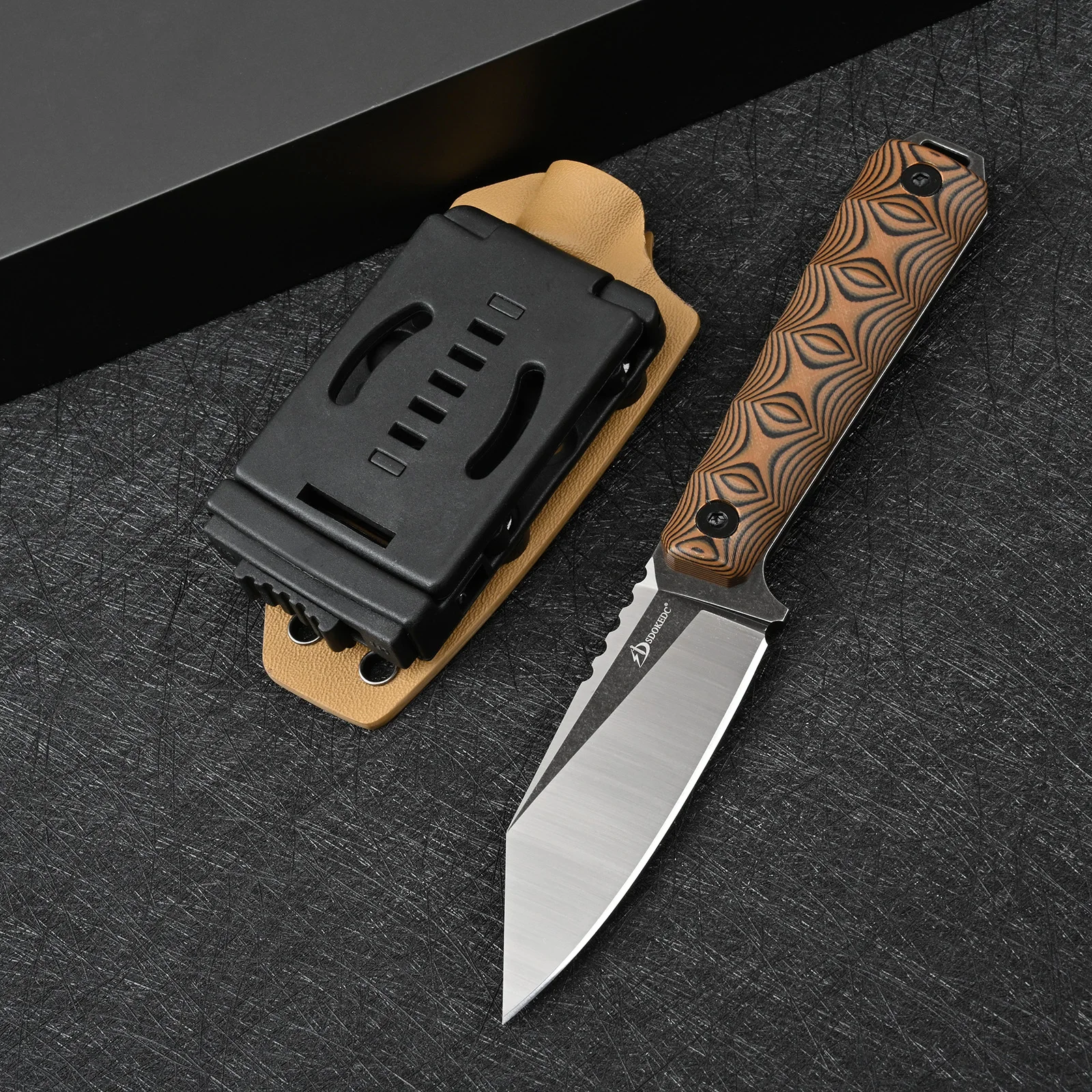 

DC53 Steel G10 Handle EDC Hand Tool High Hardness Outdoor Camping Hiking Portable Multitool Utility Tool