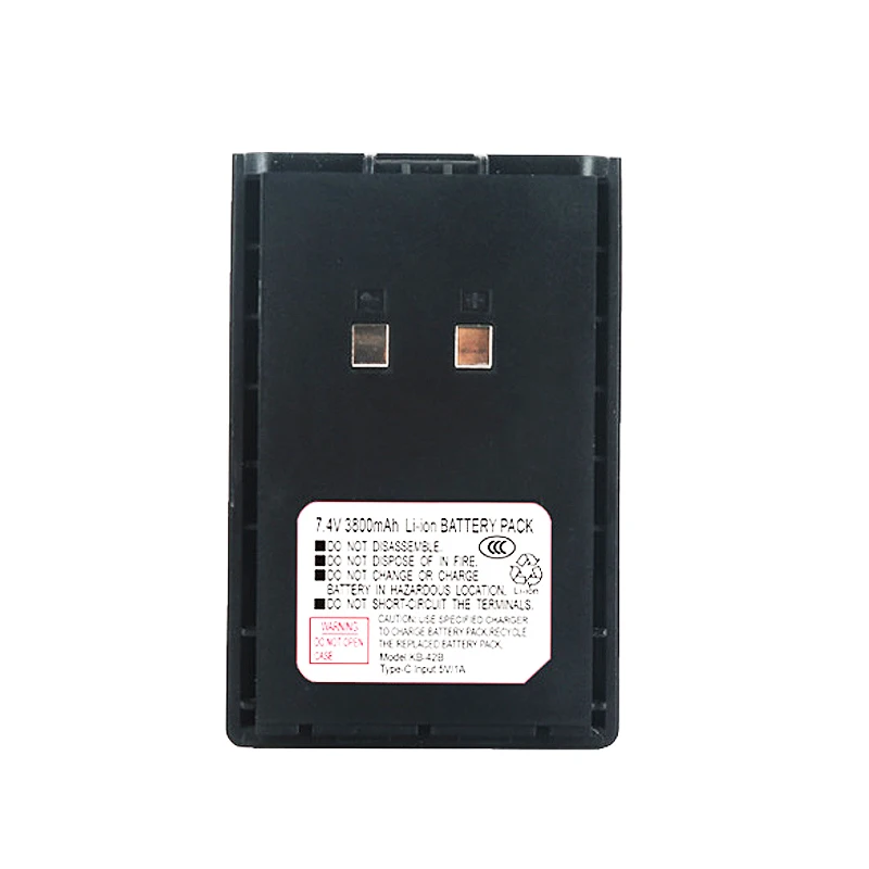 KB-42B Li-ion Battery New Support Type-C Charging Walkie Talkie Battery For Kirisun PT558D PT558S PT668 PT4200 Two Way Radios