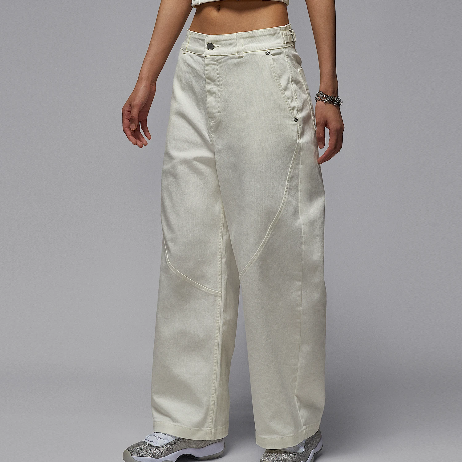 

Nike genuine JORDAN Women's Wide-Leg Loose Sports Woven Pants HQ9194-133