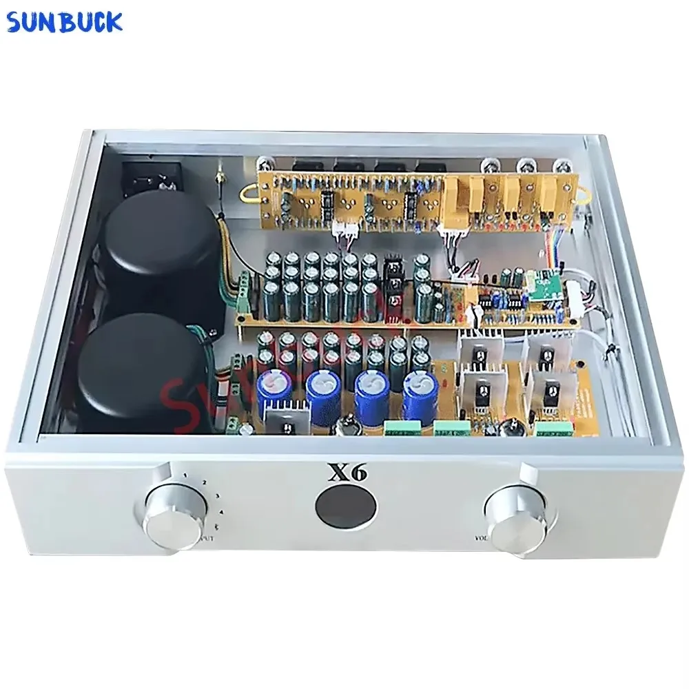 

Sunbuck High-end pure class A tube preamp Amplifier high fidelity HIFI field effect Vacuum Tube preamplifier Amplifier Audio