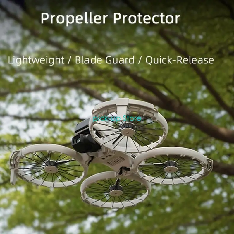 

Q5WA Precise Molded Propellers Guard for Flip Safety Buffers Design Enhances Flight Stability For Videography