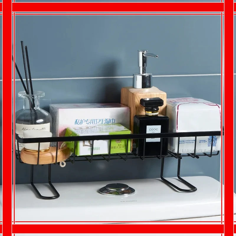 Neue Multifunktionale Punch-freies Badezimmer Regal WC Über Wc Rack Wc Papier Halter Handtuch Steht Waschmaschine Lagerung Racks