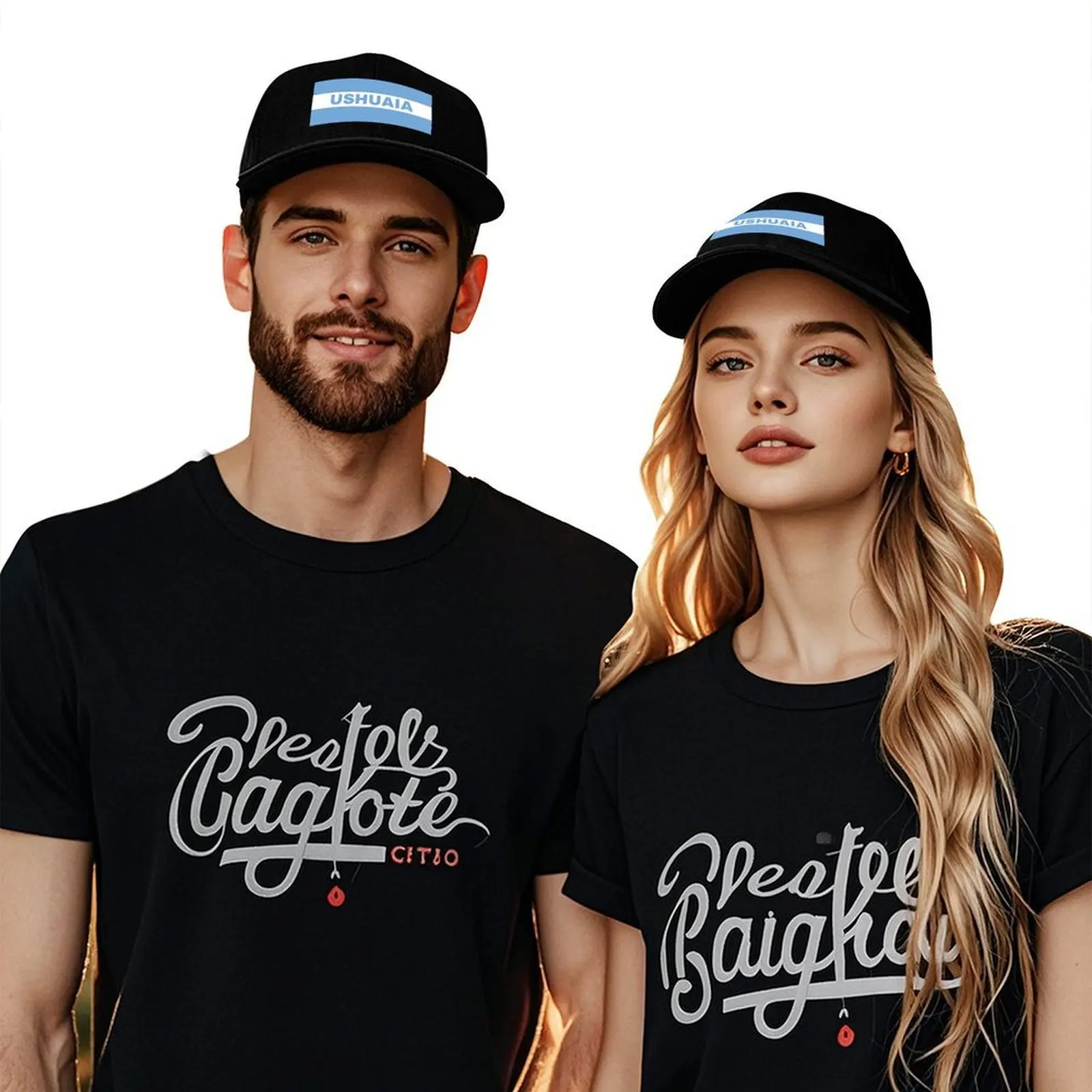 Boné de beisebol da cidade de Ushuaia na Argentina, boné snapback, viseira térmica, chapéu de chá, boné masculino e feminino
