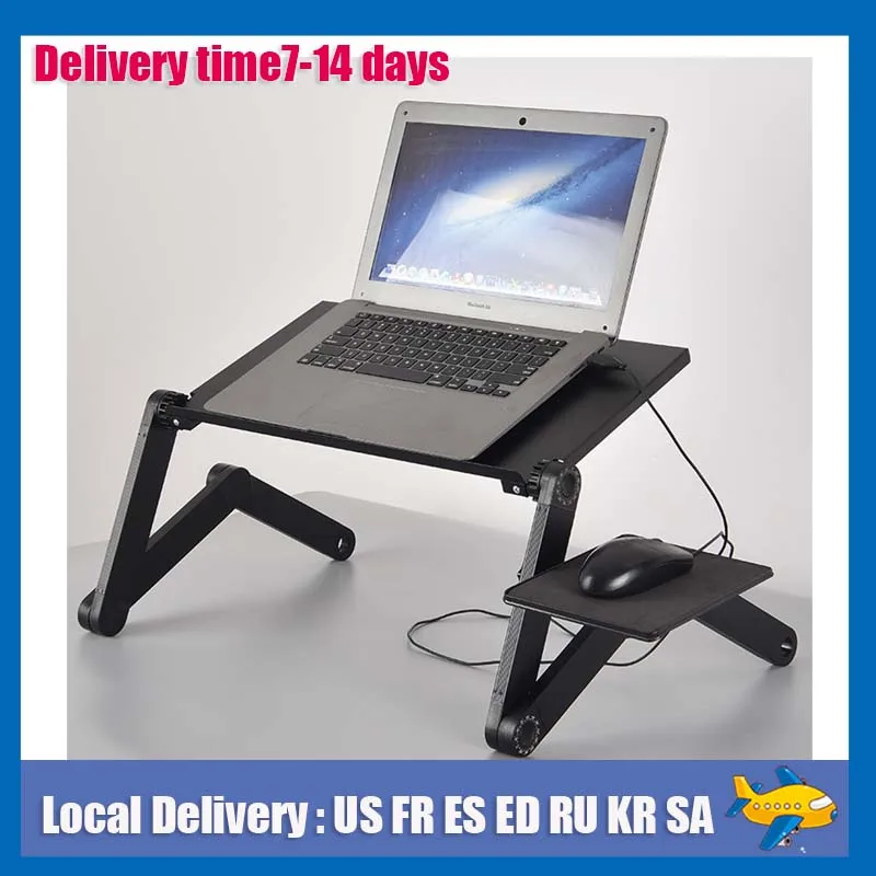 Laptop Stand Multifunctional Folding Portable Notebook Computer Table Lapdesk for Sofa TV Bed PC Desk Stand Adjustable New