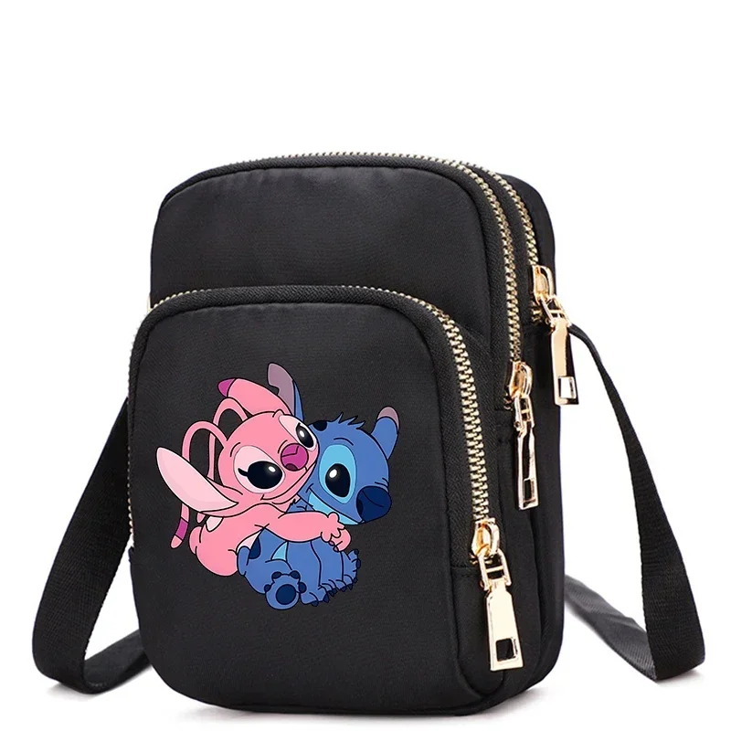 

Stitch Angel Shoulder Bags Crossbody Bag Women Kawaii Cartoons Tote Bag Underarm Casual Bags Monster Fashion Collocation Trendy