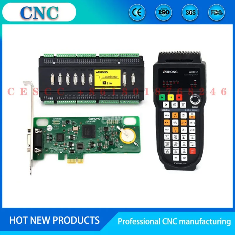 

Authentic Weihong CNC controller motion card lambda21a 5 axis control system terminal board for CNC woodworking machinery