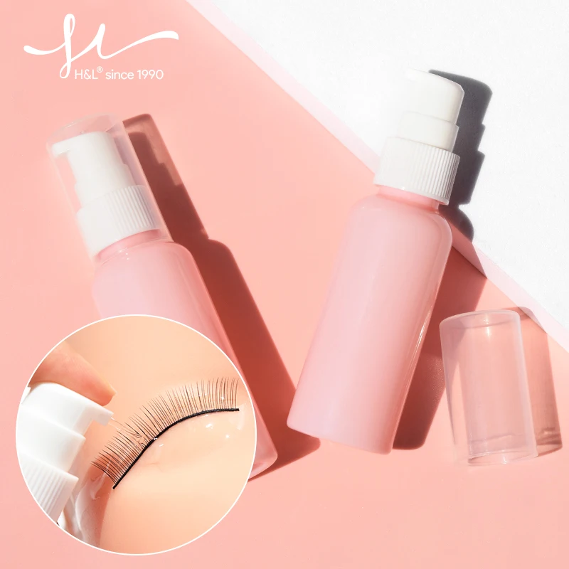 

Songlash 50 мл розовая бутылочка для чистки ресниц, пена для чистки, насос, очищающее средство, косметическая пустая бутылка, высококачественные инструменты для макияжа