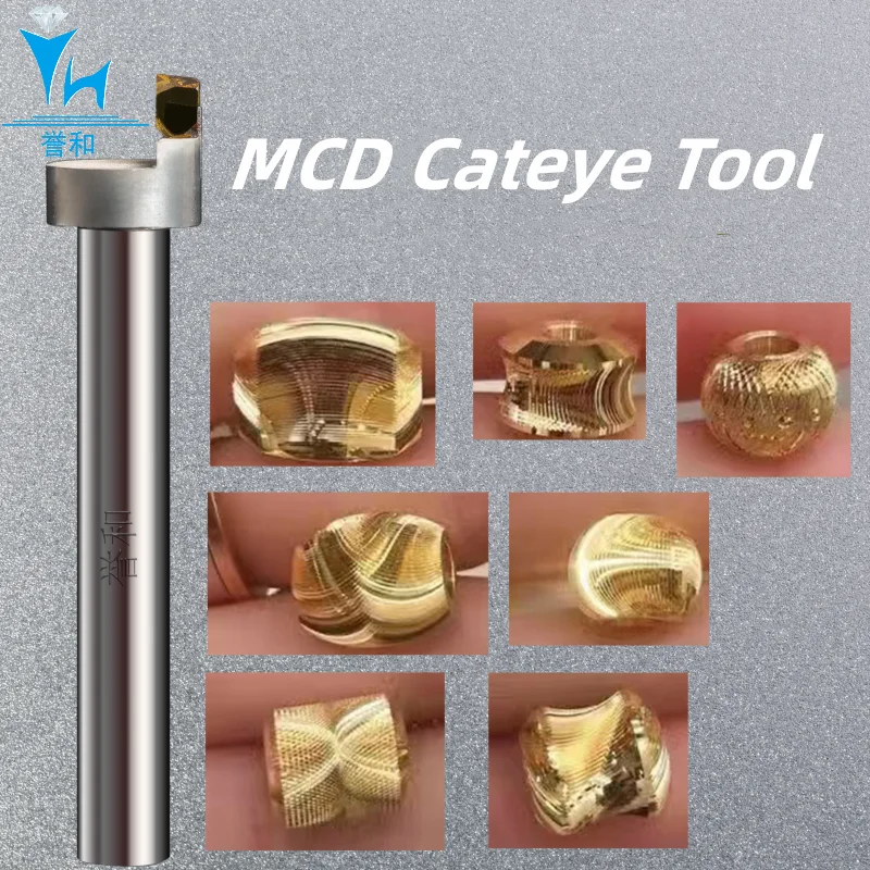 YuHe Jewelry MCD Diamond Cat eye Tool Diamond Mirror Cutting CNC and Hand Machine Jewelry Ring Gold Tool Processing