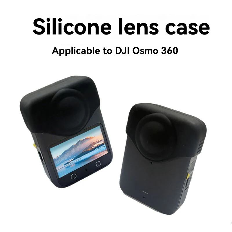 ABGI-For DJI Osmo 360 실리콘 보호 커버 충격 방지 방수 긁힘 방지 카메라 렌즈 보호