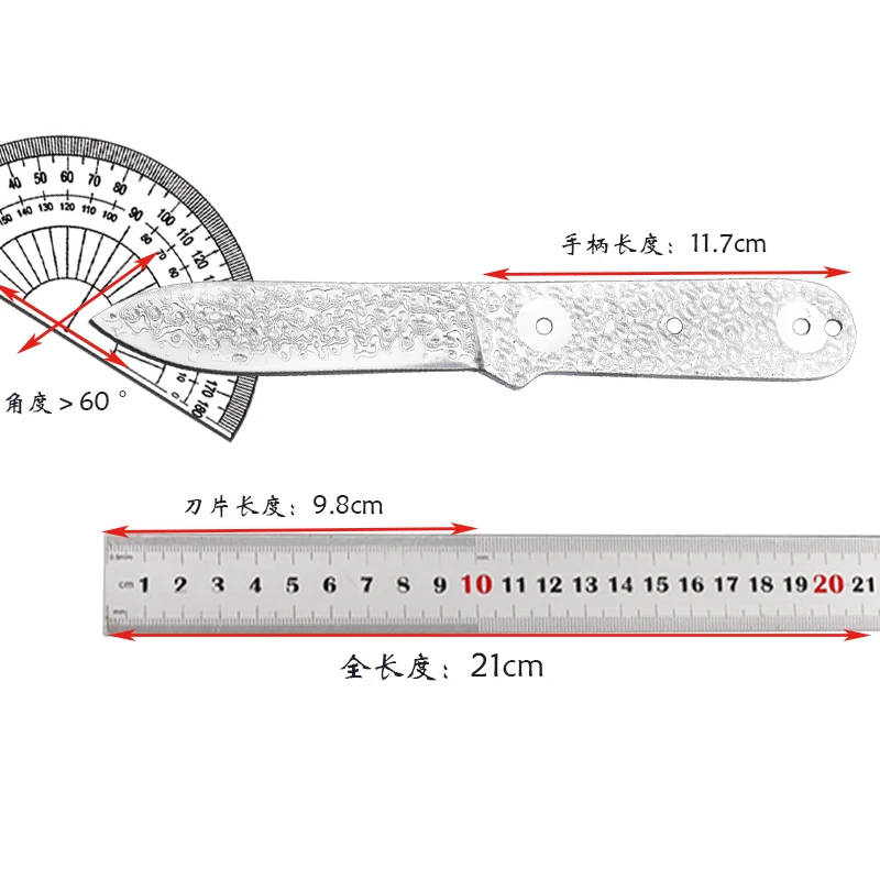 

New DIY Hot Selling VG10- Damascus Steel Outdoor Tactical Camping Survival EDC Fruit Small Straight Knife