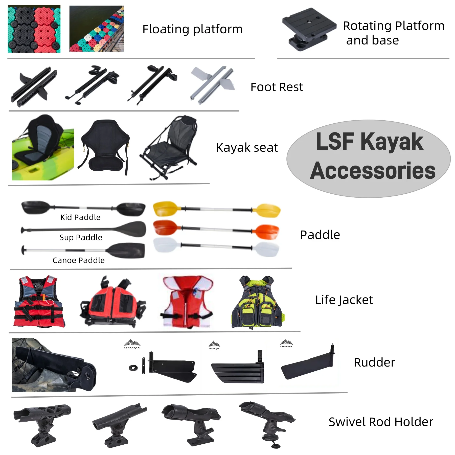 ملحق رفع سقف كاياك فولاذي لقوارب الكاياك