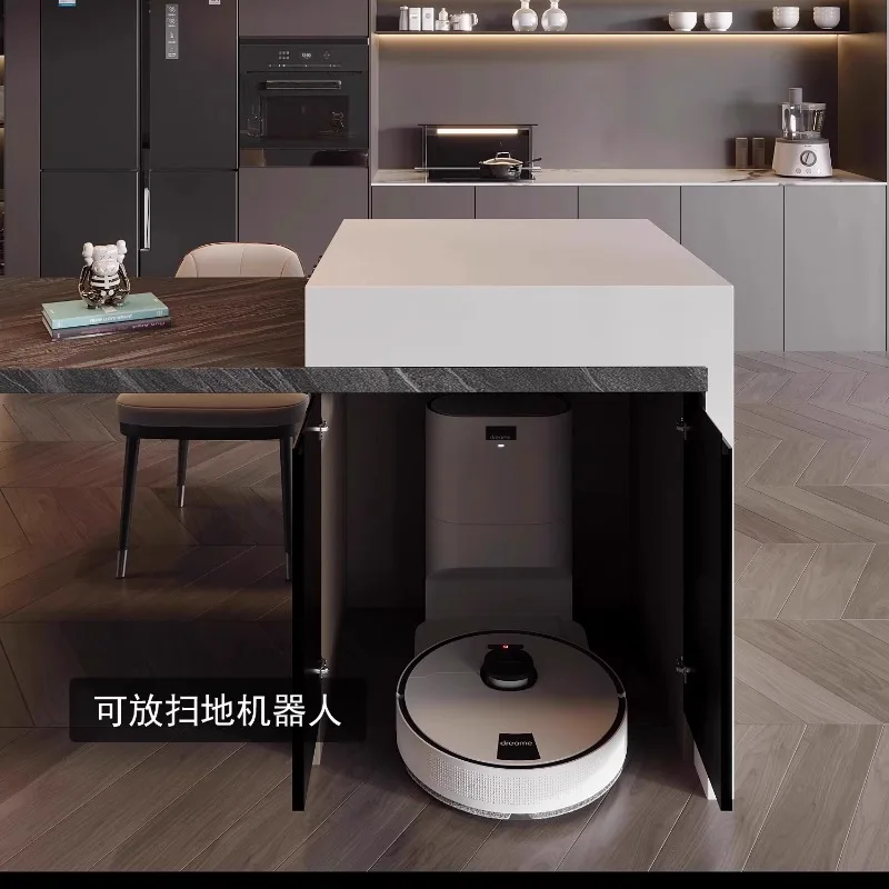 ​​Smart Luxury Quartz Kitchen Island Extendable Dining Table 2025 New Multifunctional Compact Custom Bar Home Furniture FYDT​​