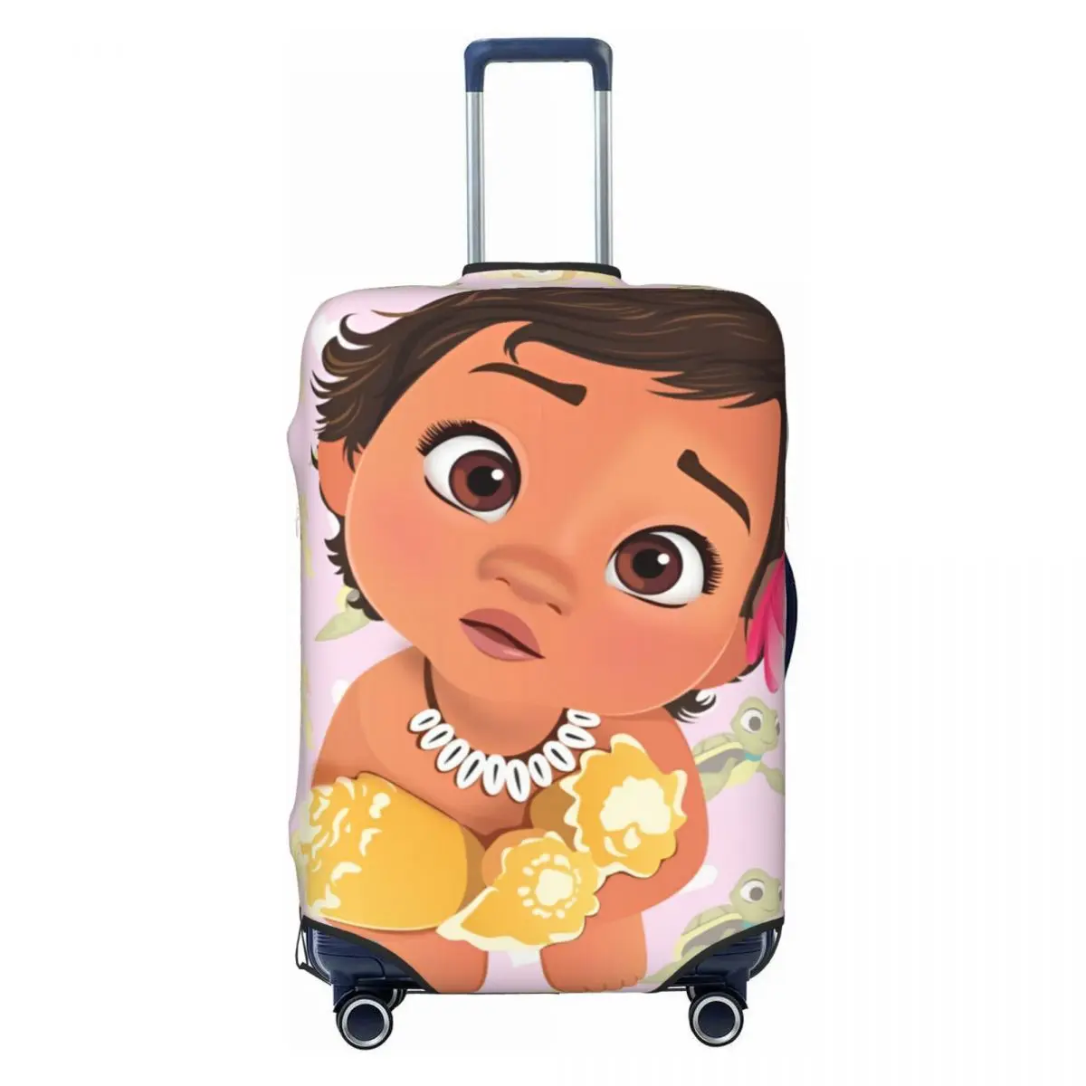 

Чехол для чемодана с мультяшными персонажами M-Moanaes, пылезащитный, милый, защитный чехол для багажа, подходит для чемоданов 18-32 дюймов