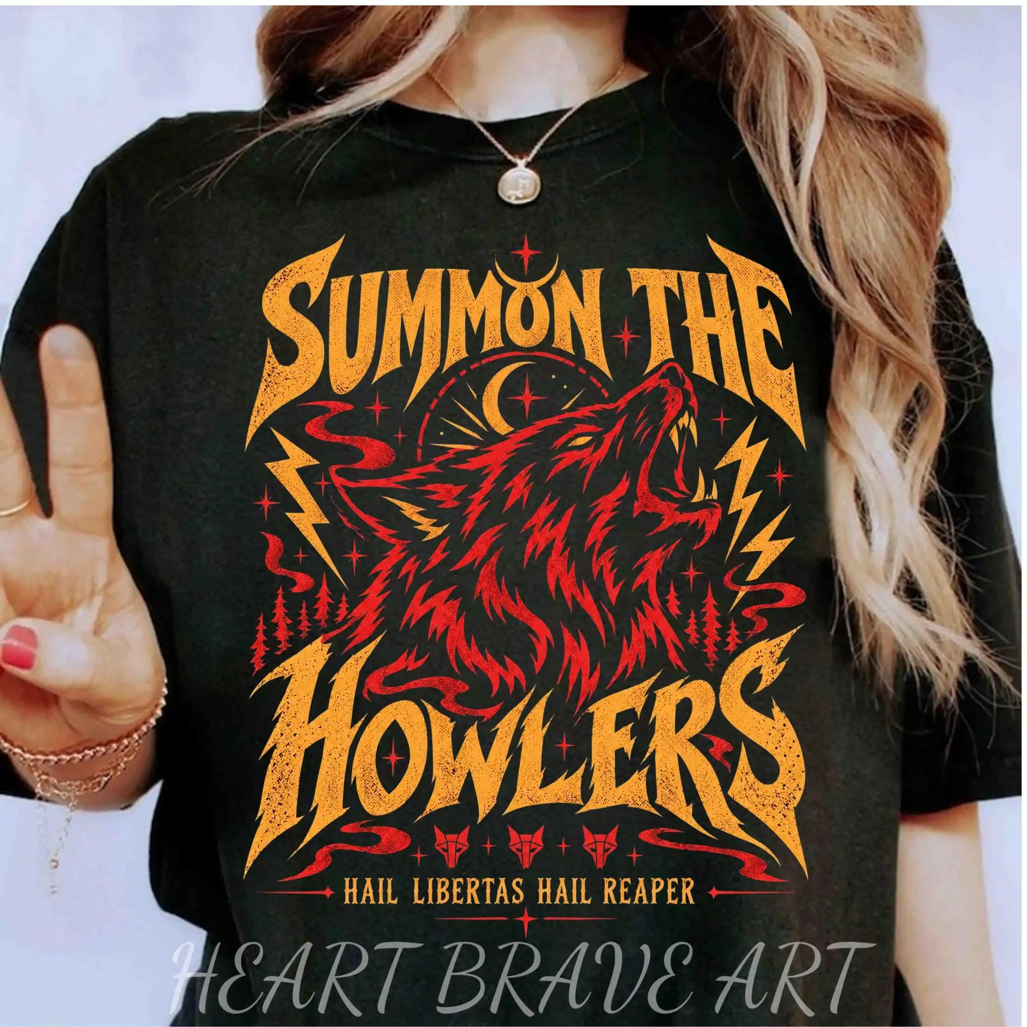 Darrow The Reaper T-shirt, Red Rising, Summon The Howlers Shirt, New Bow The Howlers, Mars Sevro Tee, Red Rising Bookish
