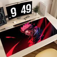 90x40CM Black Anime Jujutsu Kaisen Large Mouse Pad Ryomen Sukuna Xxl MousePads Pc Computer Gaming Accessories Non-slip Desk Mat