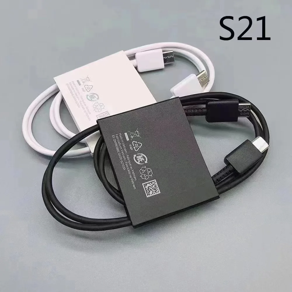 100pcs 1M 3ft Fast Quick Charge Type c to type c USB-C Cable Cord line For Samsung S8 S10 S20 S21 Note 20 htc usb cable