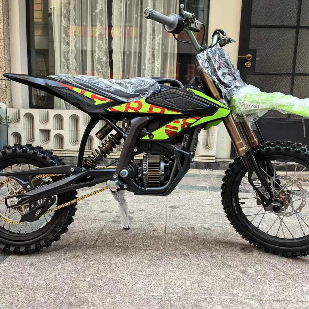 2025 الدراجة الترابية الكهربائية Hyber Bee 5kw 50.4v25ah تعليق كامل على رون رخيصة دراجة ترابية كهربائية السعر #3
