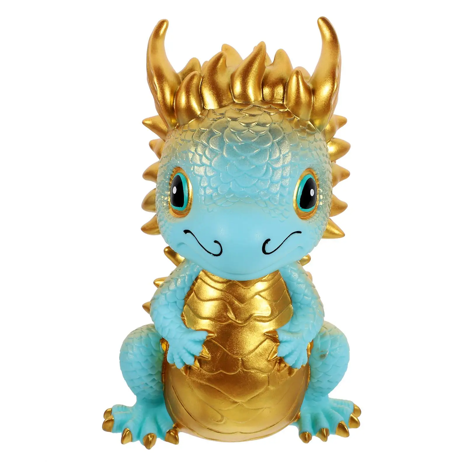 

Baby Toys Dragon Shaped Piggy Bank Medium Statue for Kids Girls Vinyl Saving Pot Toddler Child