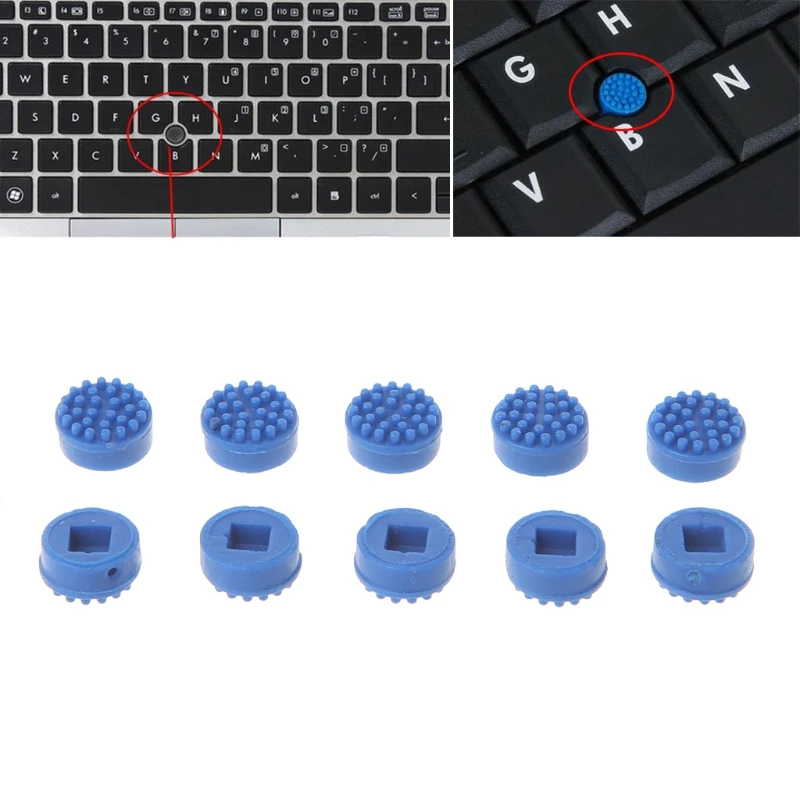 Bộ 10 Miếng Dán Thay Thế Quàng Khăn Dính Chuột Điểm Trackpoint Con Trỏ Dành Cho Bàn Phím Laptop HP