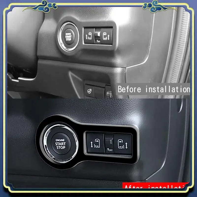 

AU16-автомобильный переключатель запуска и остановки двигателя, накладка, аксессуары для Suzuki SPACIA/SPACIA Custom MK04, серия RHD