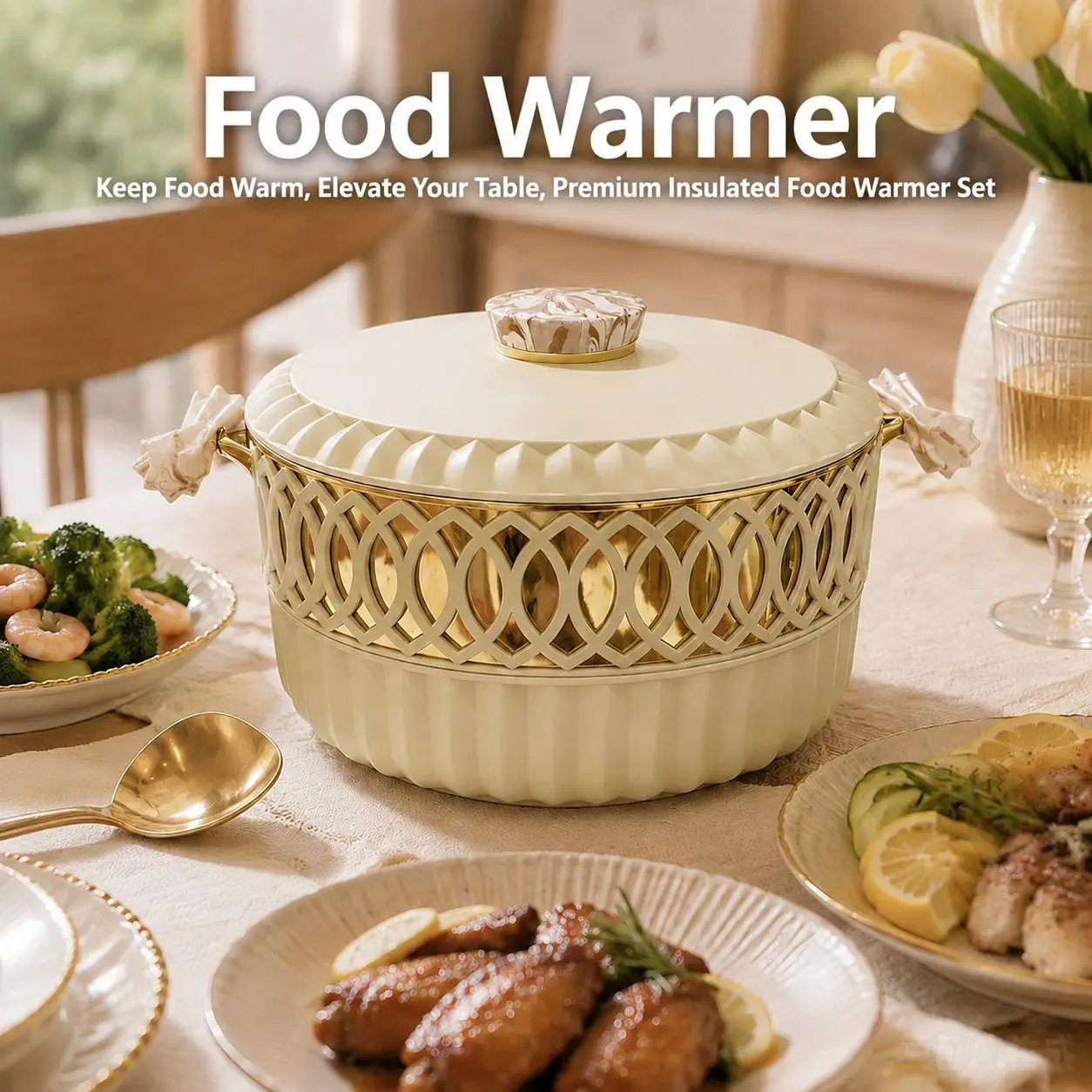 high-value thermal insulation lunch box Food Warmer light luxury large-capacity thermal insulation box lunch box wholesale