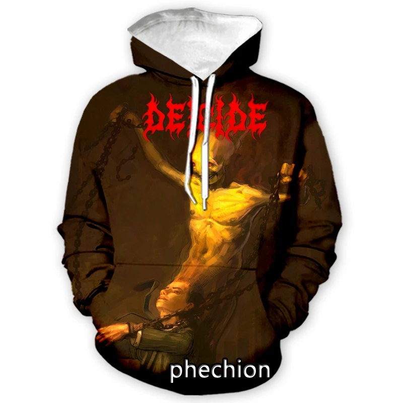 phechion New Men/Women DEICIDE Band 3D Print Clothing Long Sleeve Fashion Sweatshirt Hoodies Sport Casual Pants Z82