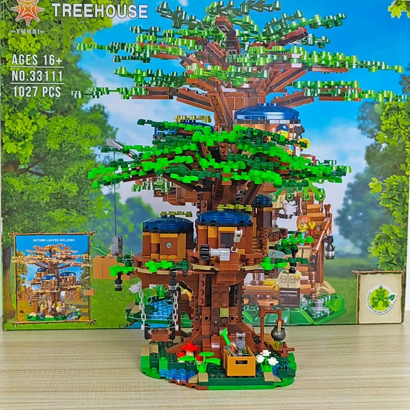 Mini Tree House Compatible 21318 Model Building Blocks Brick Compatible 21318 Toy Children\'s Birthday Gifts Christmas Home Deco