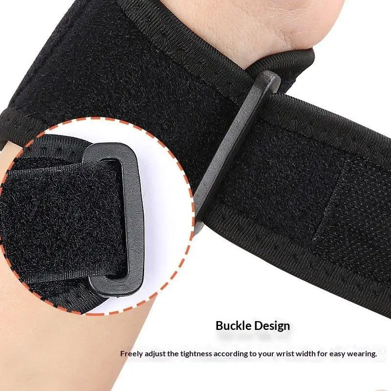 1 Stück Handgelenkbandage mit Kompression und gepolstertem Loch für TFCC-Risse, Karpaltunnelsyndrom, Training, Ulnar-Handgelenkstützgurt – Detail 4