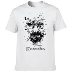 2022 European and American Creative Breaking Bad Heisenberg T-shirt TV Series Printing Men's Street Fashion T-shirt Casual Top