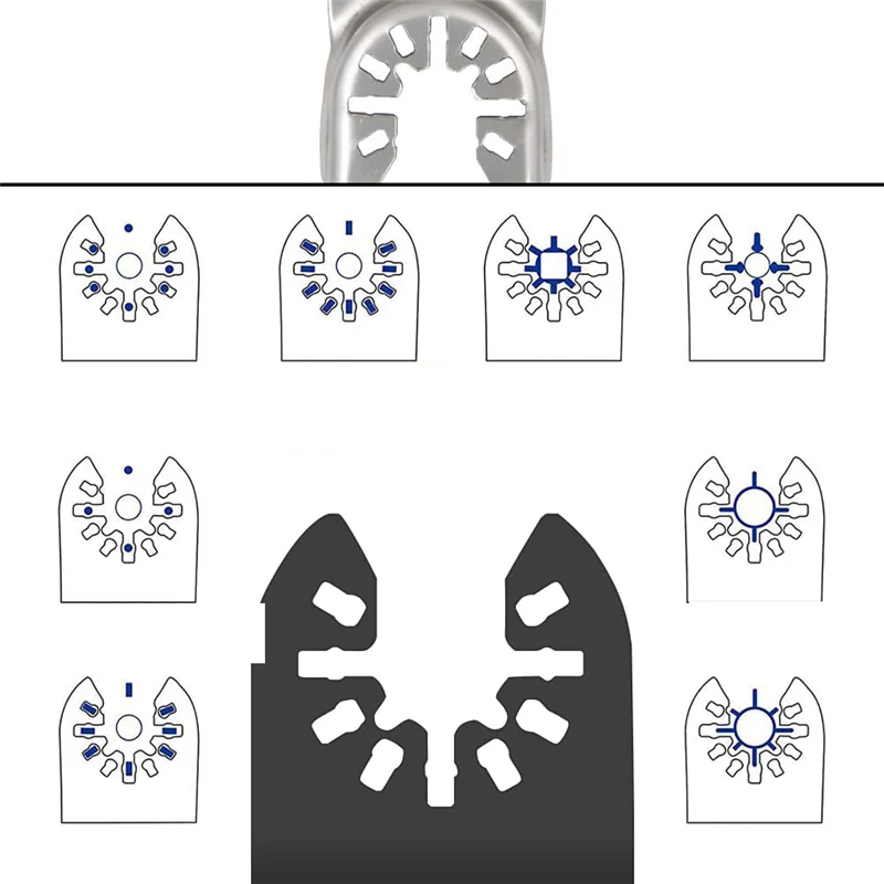 

ABNL 130Pcs Oscillating Tool Detail Sanding Pads Kit, 5Pcs Finger Sanding Pads, 125Pcs Sandpaper, For Surfaces Polish Sanding