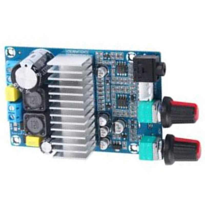 Amplificadores Placa de audio 100W DC12-24V TPA3116 Placa amplificadora de subwoofer compatible con salida de graves actualizada