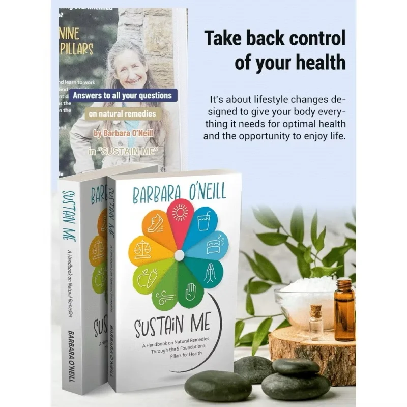 Sustain Me The 9 Foundational Pillars for Health Guide Book A Handbook of Natural Remedies in English Paperback