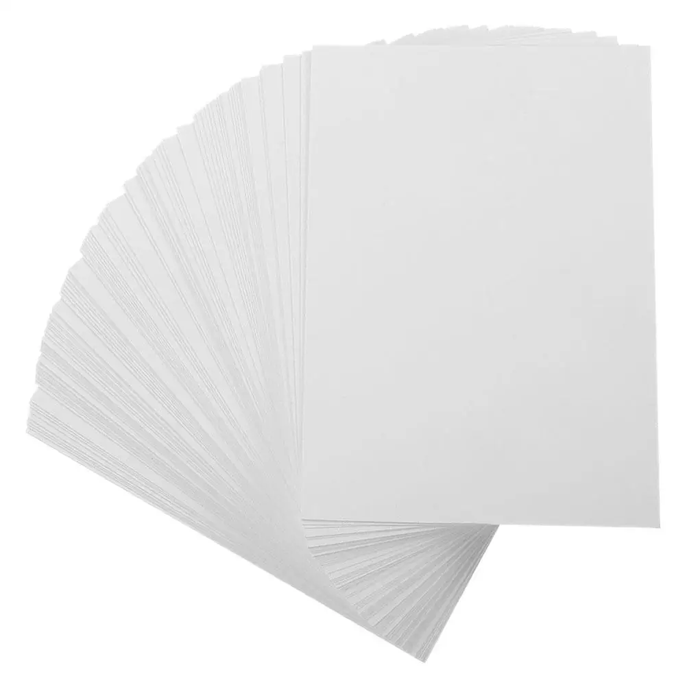 100 Pcs Waterproof High Glossy Photo Paper for Printer Quick Drying Printing Sheets Compatible Various Printers