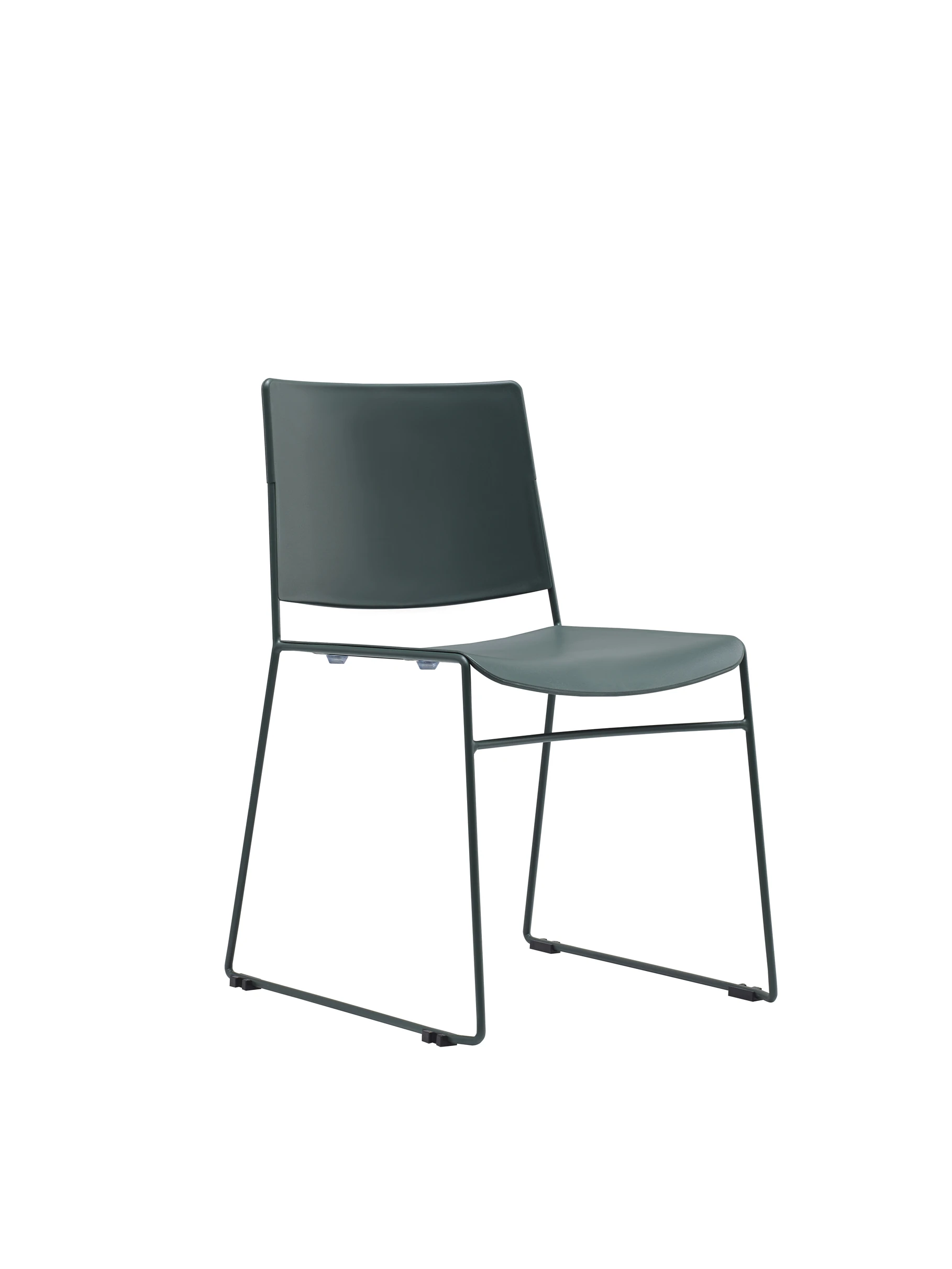 Linkable Connectable Student Chair Metal Frame Plastic Armless Stacking Chair School Furniture Training Chair