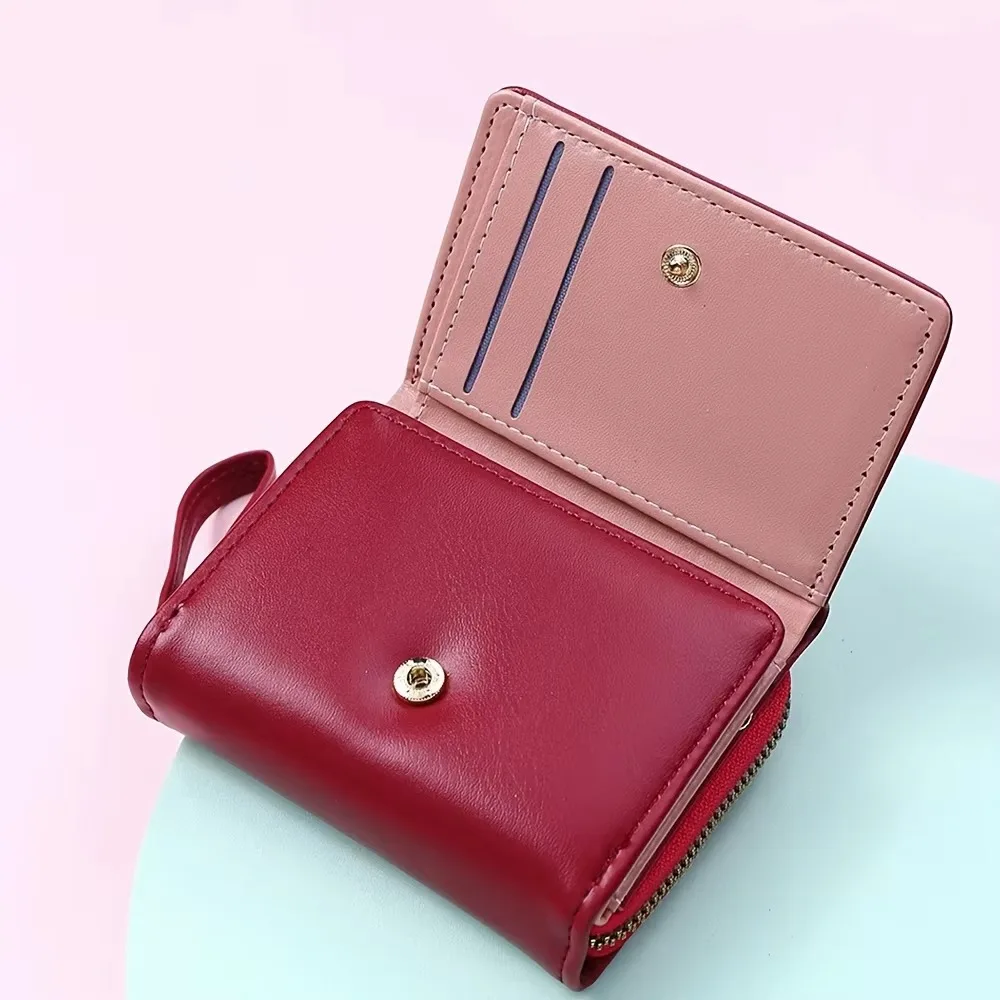 Four Seasons Available Women's Fashion Wallet Multiple Compartments Credit Card Coin Storage Student Leisure Bag