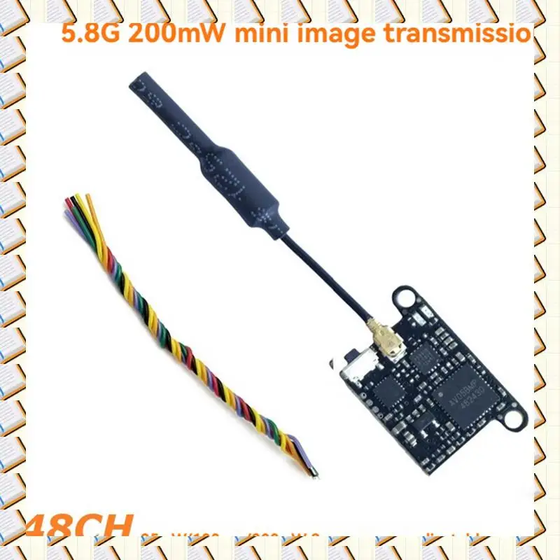 

A14M Lightweight 5.8G Mini VTX 48CH 200Mw Video Transmitter With Adjustable Output For FPV Quadcopters