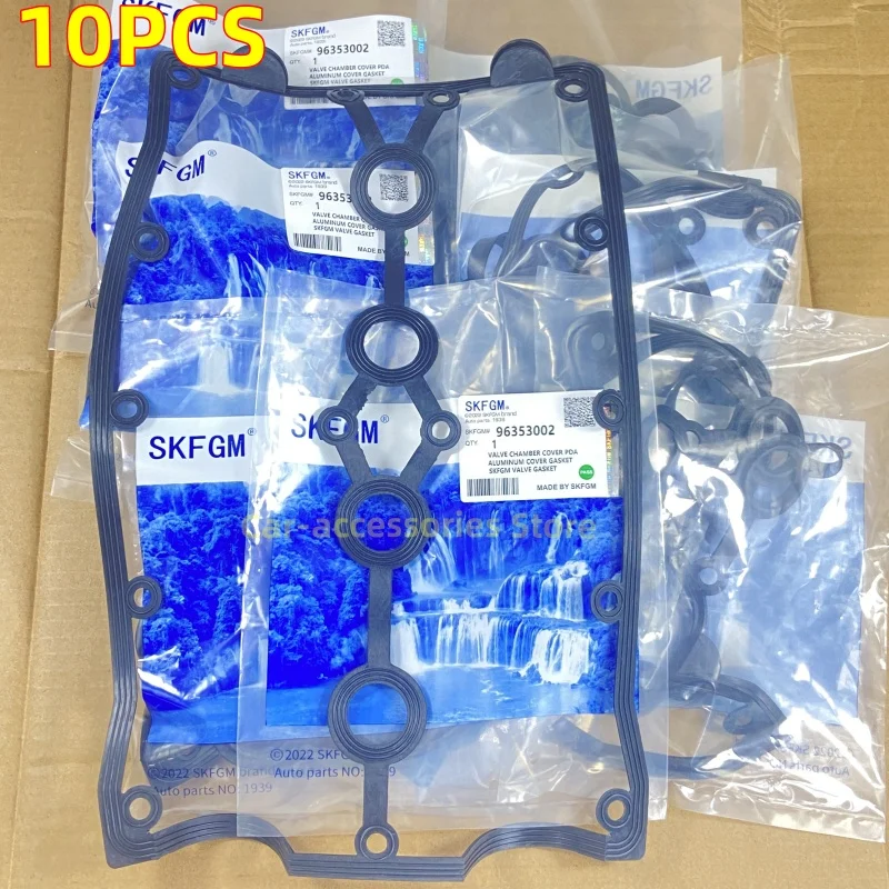 

10PC 96353002 Aluminum Engine Valve Cover Gasket Camshaft Cover Gasket For Chevolet Aveo for Buick Excelle 1.6L for Daewoo Lanos